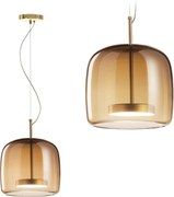 Hangende glazen plafondlamp Amber APP613-1CP