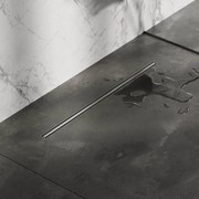 Brauer Slim Douchegoot - 90x3cm - vloerflens - draaibare sifon - RVS DR-XS90NG