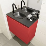 Mondiaz Olan 60cm toiletmeubel fire met wastafel urban links 1 kraangat