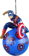 Kurt S. Adler - Disney©/Marvel© kerstornament - Captain American kerstbal - 12 cm