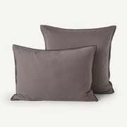 Kussensloop in gewassen voilekatoen, Gypse