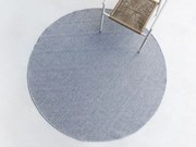 Buitenkleed | Rond | Kees Smit  Bolonia | Polyester/Polypropyleen | Grijs/Antraciet | ø 160cm | Kees Smit Tuinmeubelen