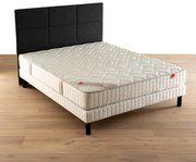 Ensemble matras met veren l'Illustre + beddenbodem