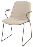 4 Seasons Outdoor Veneto stapelbare tuin stoel terre RVS SALE  Tuinstoel    bruin weerbestendig