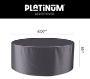 Platinum Aerocover ronde tuinsethoes - 250x85 cm.