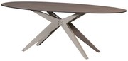 Exotan Elk - Eettafel - Aluminium base - Zand - 100x220cm - Exotan