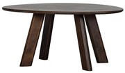 BePureHome Roundly Organische Eettafel Walnoot - 160 X 110cm.