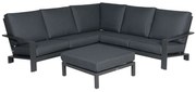 Garden Impressions Coba loungeset 4-delig - donker grijs