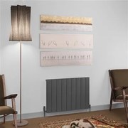 Eastbrook Tordino radiator 85x60cm aluminium 927W antraciet