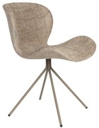 Zuiver OMG Soft Design Eetkamerstoel Beige Teddy