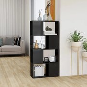 vidaXL Boekenkast/kamerscherm 60x24x124,5 cm hoogglans grijs