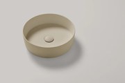 Resigres Lavabo 8003 waskom rond 40x10cm solid surface beige