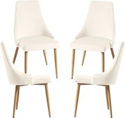 Set 4 Stoik Wood Stoelen