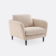 Fauteuil geribd fluweel, Amy