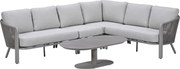Garden Impressions Ryan loungeset hoek 5-delig - taupe