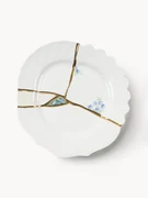 Porseleinen ontbijtborden Kintsugi