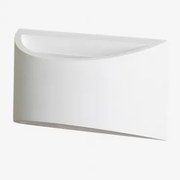 Lampara Wandlamp Van Gips Wit - Sklum
