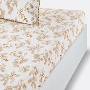 Hoeslaken in gewassen katoen, omslag 30 cm, Granadille