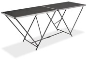 vidaXL Behangtafel inklapbaar 200x60x78 cm MDF en aluminium