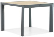 Dining Tuintafel vierkant 100 x 100 cm Grijs Borello