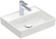 Villeroy & Boch Collaro fontein 45x37cm zonder overloop 1 kraangat ceramic+ wit 433446R1