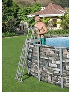 Bestway Zwembadladder Flowclear met 4 treden 132 cm