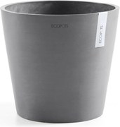Ecopots bloempot Amsterdam 25 - Rond - Grey - Diameter 25 x H22 cm