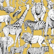 Noordwand Kids at Home Behang Jungle Animals Jaune oker