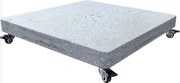 AVH parasolvoet 125 kg Hacienda / Siesta met 4 wielen robuust graniet (6,4x6,4)