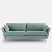 4- of 5-zits velours slaapbank Topim