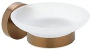 Sapho X-Round zeephouder rond koper geborsteld