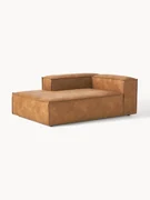 Chaise longue hoekmodule Lennon van gerecycled leer