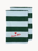 Stoffen servetten Love, 2 stuks