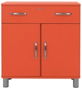 Tenzo Malibu Klein Retro Dressoir Rood - 86x41x92cm.