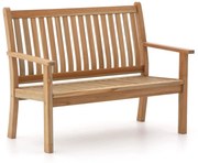 + 15% kassakorting | Parkbank Sunyard  | Teakhout | 2 personen | Tuinbank Natural Teak | 124cm | Kees Smit Tuinmeubelen