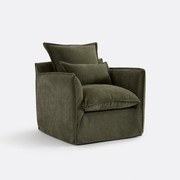 Fauteuil van mêlee polyester, Odna