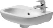 Duravit D-Code Fontein 36cm kraangat links Wit