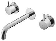 Hotbath Cobber inbouw wastafelkraan messing geborsteld PVD CB005TEXT18BBP / HBCB005T