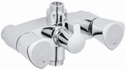 Grohe Costa-S douchekraan met omstelling en uitloop zonder koppeling 12cm chroom