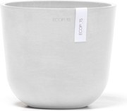 Ecopots bloempot Oslo Mini 19 - Rond - Pure White - Diameter 19 x H16,5 cm