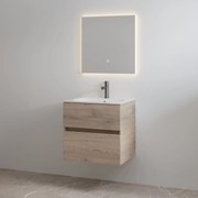 Best Design Splash badkamermeubel 60cm met kraangat eiken licht