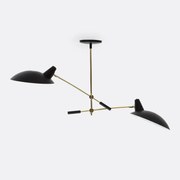 Dubbele hanglamp in metaal, Rosella