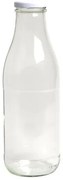 Melkfles, glas, 1 l
