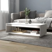 vidaXL Salontafel 110x50x33,5 cm massief grenenhout wit