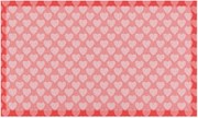 Deurmat Pink Heart