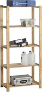 Practo Home opbergrek met 5 legborden - Max. 125KG - Enkel - 175x80x40cm - Extra stevig