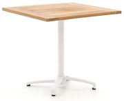Inklapbare tafel Bellagio | Vierkant | Tuintafel Teakhout | 80x80cm | 2 personen | Kees Smit Tuinmeubelen