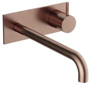 Hotbath Cobber Afbouwdeel - voor wastafelkraan - 25cm uitloop - Geborsteld Koper PVD CB106EXT25BCP