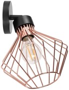 Wandlamp metalen wandlamp loft roze zwart APP534-1W