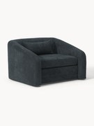 Slaapfauteuil Eliot uit teddy-bouclé